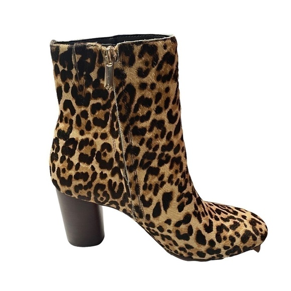 SAM Edelman Corra leopard stacked heel bootie - Picture 7 of 11